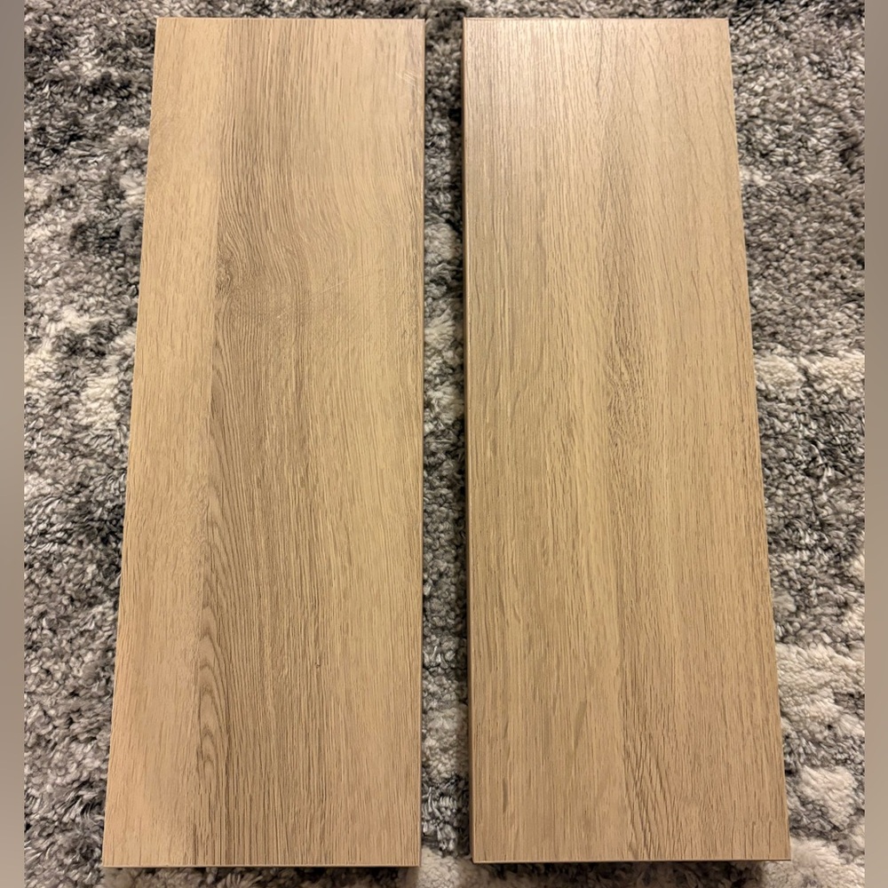 2 Wall Shelves in Cream Color